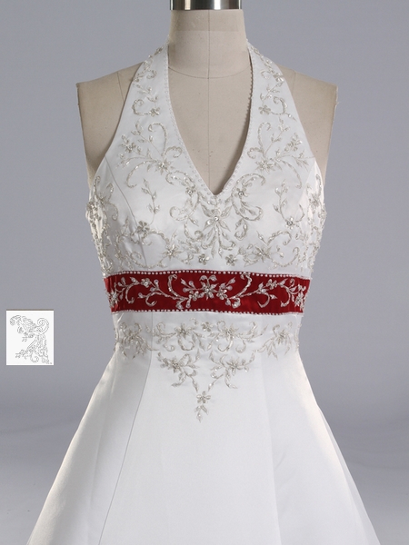 Robe de Mari�e Blanche et Rouge 2014