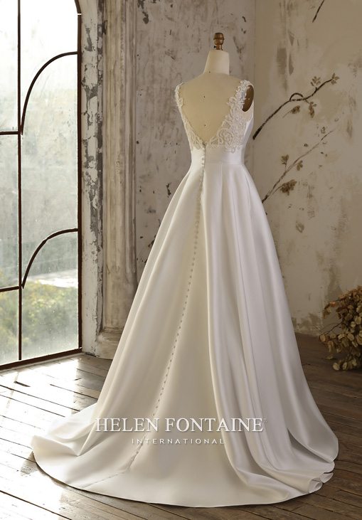 Robe de Mariee 2026 dentelles satin