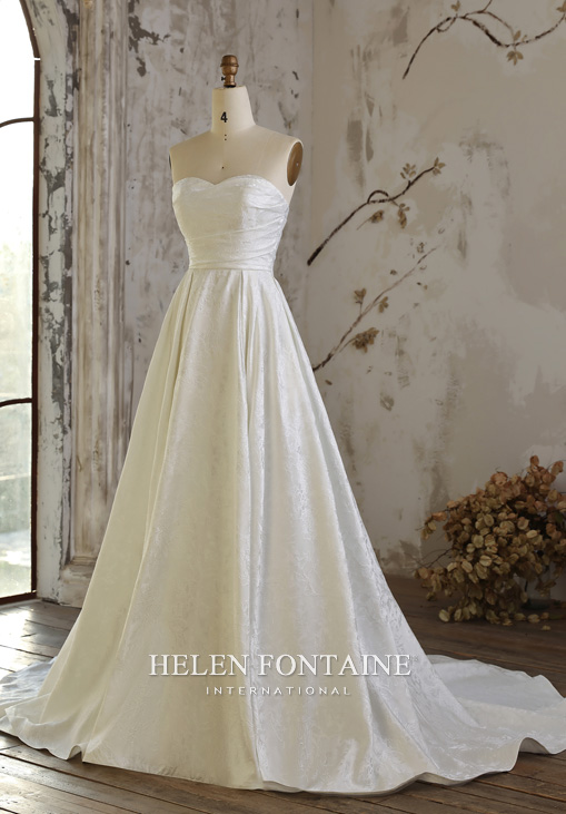 Robe de Mariee Helen Fontaine 2026 Jacquard Poches