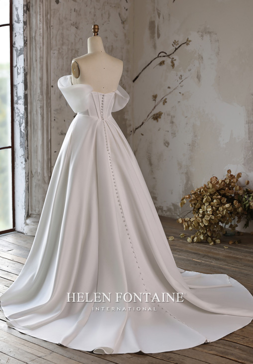 Robe de Mariee Col en V avec Poches 2026