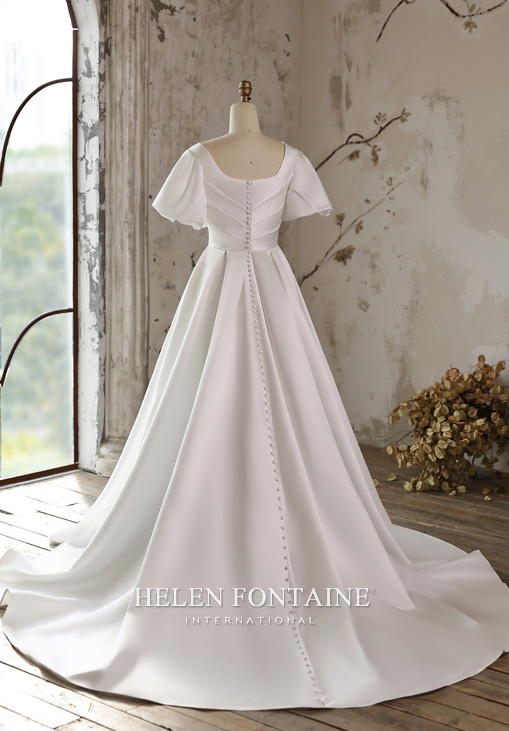 Robe de Mariee 2026 manches satin Philippe Apat