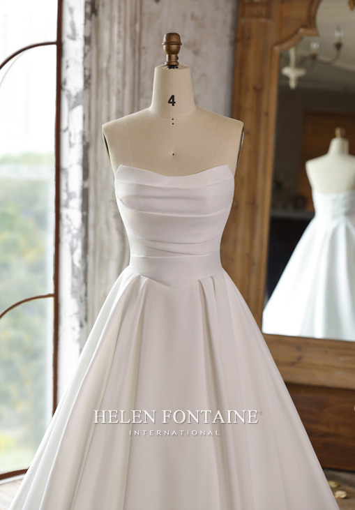 Robe de Mariee Collection 2026 Satin Ivoire